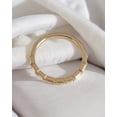 thumbnail image 3 of SOLITAIRE JEWELS 14K Yellow Gold 1CT Baguette Cut Bezel Moissanite Half Eternity Wedding Band, 3 of 5