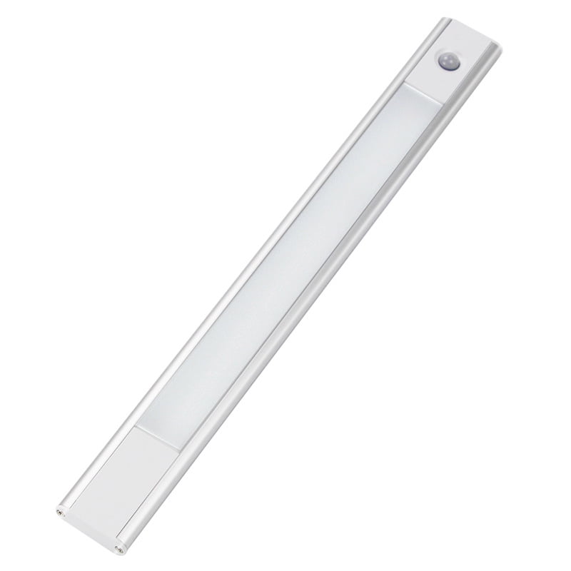 KEDSUM Motion Sensor Cabinet Light,10 LED Rechargeable PIR Motion Night Light Ligting Bar,Stairs Light Under Closet Wardrobe Light with Magnetic Base,3 Modes 