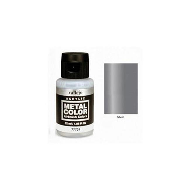Silver Metal Color 32ml Bottle Vallejo Model Paint