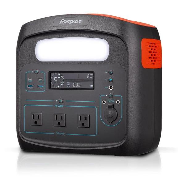 Energizer 960Wh 300000 mAh Portable Power Station w/ LiFePO4 Battery - USB A   TYPE-C   DC   LED Light   Carry Bag
