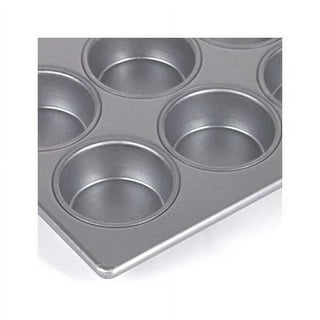 Jumbo Muffin Pan, 18 x 13, 12 Cups, Aluminum, Focus Foodservice