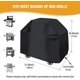 thumbnail image 2 of Velway Funda para Barbacoa, Funda Protectora para Barbacoa de Gas Oxford 210D Resistente, Antiviento/Anti-UV/Impermeable/A Prueba de Humedad/Polvo 147x61x117cm Negro, 2 of 5