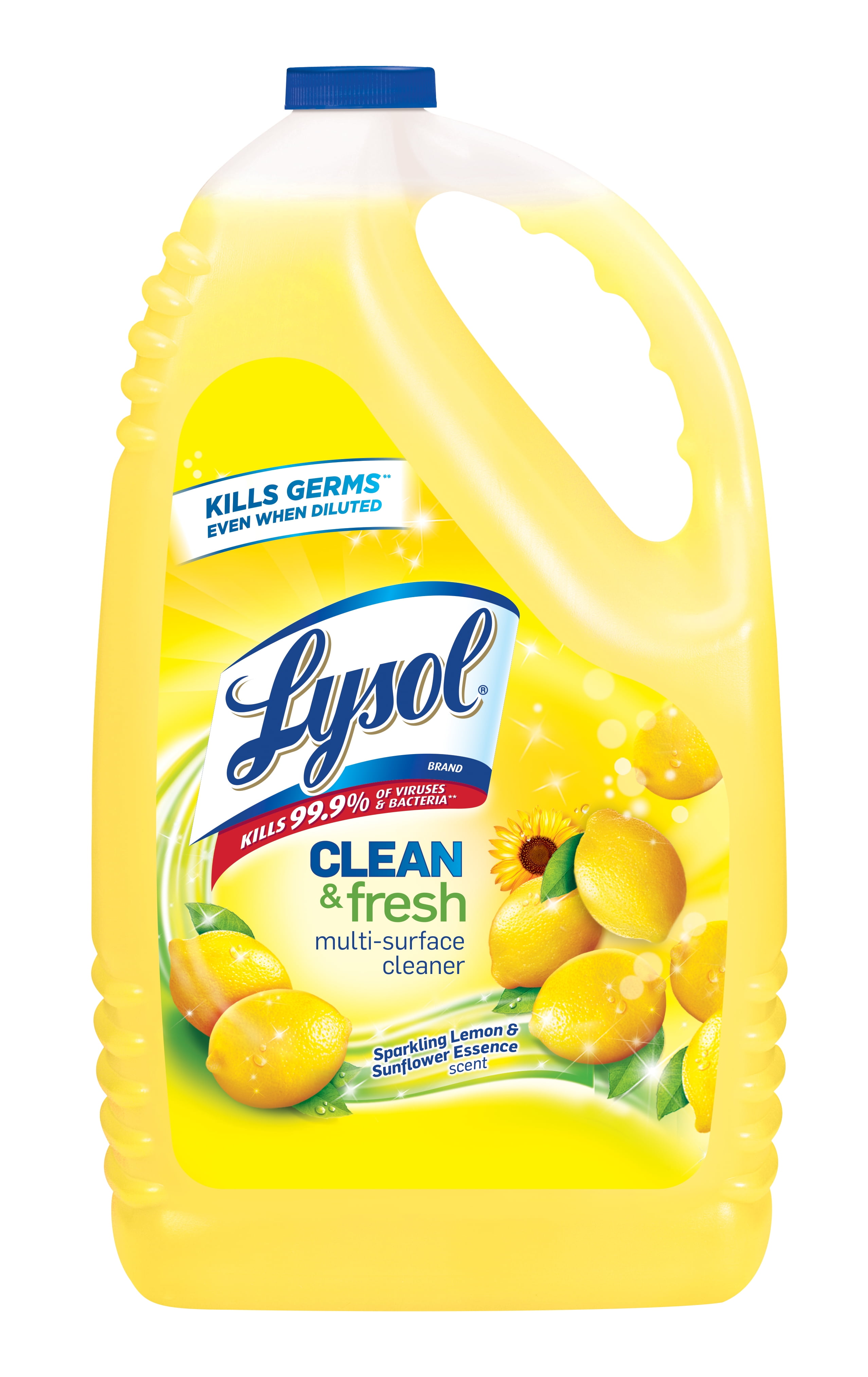 Lysol Clean & Fresh MultiSurface Cleaner, Lemon & Sunflower, 144oz