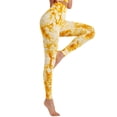 thumbnail image 5 of Seyurigaoka Women Juniors Sport Fitness Pants with Tie-dye Printing, Wide Waist Clothing, 5 of 9