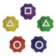 thumbnail image 1 of 26-27 Gaibosi New 5PCS Gonggi Korean Game Stone set Catching Toy Gonggi Squid Gong Gi Game Korean Gonggi Game Jack Stone Pebbles Set, 1 of 4