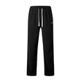 thumbnail image 7 of PEASKJP Baby Jogger Baby Boy's 2-Pack Pants, Toddler Cotton Pull on Jogger, Kids Dinosaur Drawstring Elastic Sweatpants Black,11-12 Years, 7 of 7