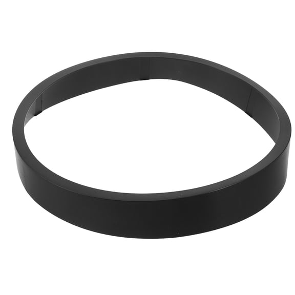 LOLIPPYY Black Wide Plastic Clock Shell Replacement with Scratch Resistant Surface