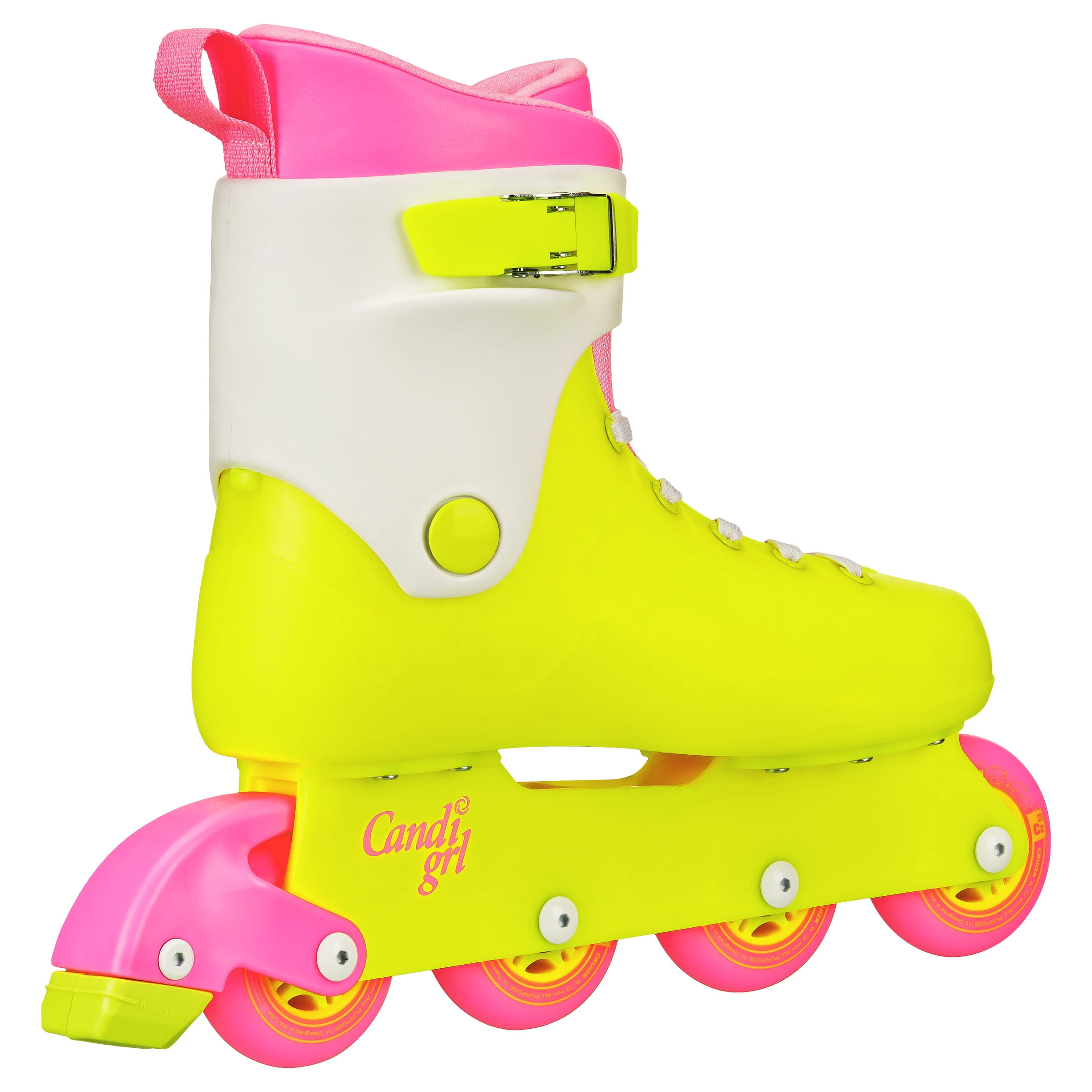 Candi Grl South Beach Inline Skates with 72mm Wheels and Comfort Padded Liner