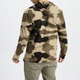 thumbnail image 4 of QATAINLAV Long Sleeve Shirts for Men with Hood Fashion Camouflage Fishing Hiking Camping Hoodies 2025 Summer Lightweight Quick Dry Rash Guard Shirt Khaki L Limited Time Sale, 4 of 5