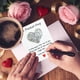 thumbnail image 1 of Tarjeta de bolsillo con bendiciones motivacionales de corazón brillante | Tarjeta de felicitación inspiradora con espacio para mensajes | Regalo de cumpleaños para amigos y familiares, 1 of 6