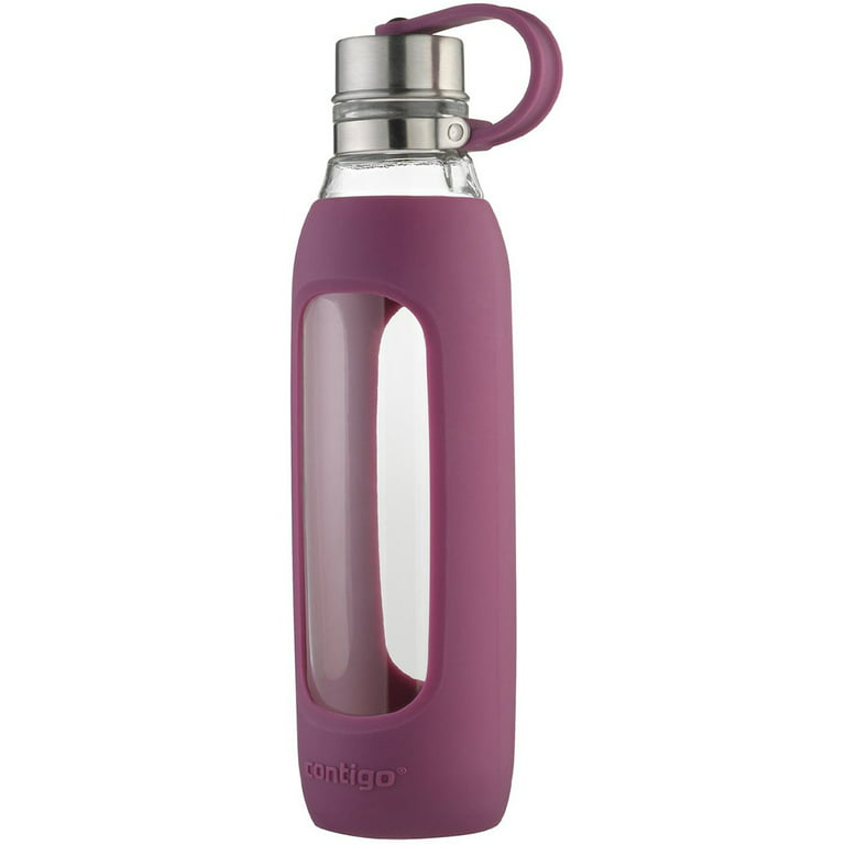 Orchids Aquae Glass Wide Mouth Water Bottle