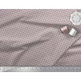 thumbnail image 3 of Soimoi Pink Poly Georgette Fabric Artistic Geometric Fabric Prints By Yard 42 Inch Wide, 3 of 5