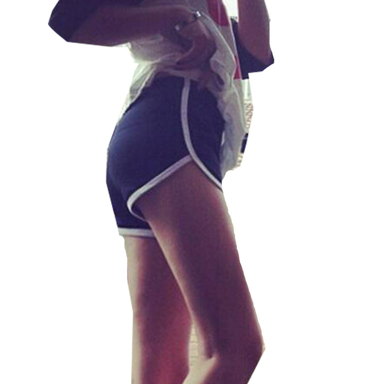 Summer Pants Women Sports Shorts Gym Workout Waistband Skinny Yoga