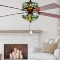 thumbnail image 4 of Ceiling Fan Pull Chain Set, 4 Pieces Bulb and Fan Pattern Pull Chain Extension Fan Pull Chain Pendant 12 Inch Ceiling Fan Chain Extender with Ball Fan Chains Connector (Nickel), 4 of 4