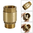 thumbnail image 2 of Brass Check Valve G1" M To F Thread Non-Return Backflow Prevention, 2 of 13