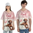 thumbnail image 4 of Every Fart is Love Note Vizsla Guilty Face Happy Valentine's All Over Print 3D Baseball Shirt Vizslas Dog Lover Gifts Idea Softball Sport - 01016, 4 of 6
