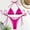 !Hot Pink, variant on Women's Sparkly Hot Gold Bikini Solid Color Swimsuit Set Swim Suits for Women 2025 Bikini Sets for Women Bathing Suit for Women Bikini 2025 New Triangle Bikini Sets Rose Gold M