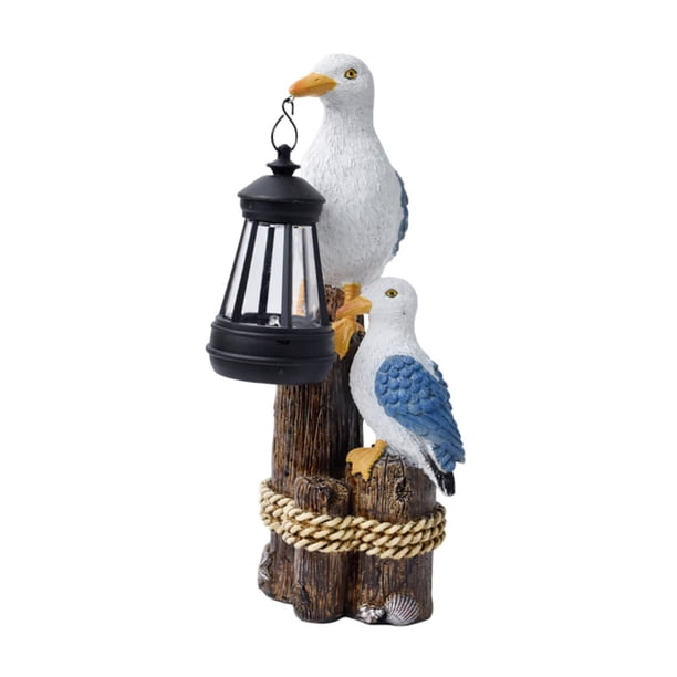 Garden a prueba de agua Solar Light Sculpture Decoración Estatua de iluminación de la estatua para el patio afuera de del balcón de flores , 12CMX16CMX29CM