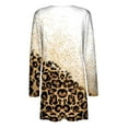 thumbnail image 5 of Lolmot Cardigan For Women Lightweight Open Front Long Sleeve Blouses Leopard Print Winter Fall Sweater Loose Casual Knit Outerwear with Pocket, 5 of 5