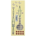 thumbnail image 1 of Delicate Pattern Guitar Headstock Self-adhesive Sticker Electric Guitar Decal, 1 of 8
