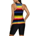 thumbnail image 3 of Women Tankini Swimsuit Tummy Control Top With Shorts Two Piece Bathing Suit, 3 of 4