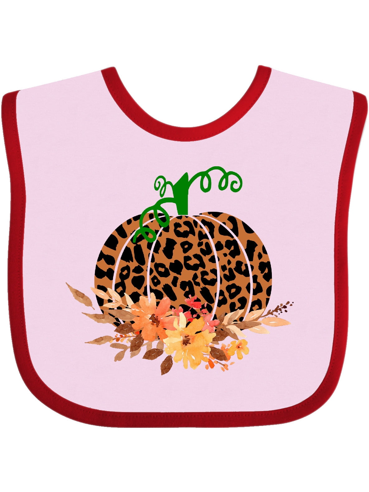 cheetah print snow bib