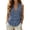 Blue, variant on TrendOFT Womens Linen Vests Loose V Neck Sleeveless Pocket Button Casual Lightweight Summer Tops Beige L