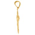 thumbnail image 2 of 10k Yellow Gold Unisex Crucifix Cross Religious Charm Pendant Necklace 25x12.00mm Wide Pendant for Women, 2 of 2
