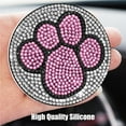 thumbnail image 4 of StSilkitty Unique Non Slip Dog Paw Print Car Cup Holder Mat Stylish and Noise Reducing Interior Accessory for Home and Office, 4 of 8