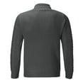 thumbnail image 4 of Miluxas Men's Knitted Turtleneck Sweater Long Sleeve Slim Fit Designer Shawl Collar Pullover Dark Gray, 4 of 6