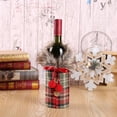 thumbnail image 7 of harmtty Xmax Christmas Wine Bottle Cover Festive European Design Ornamental Wine Bottle Sleeve for Home Decor Parties Gifts B, 7 of 7