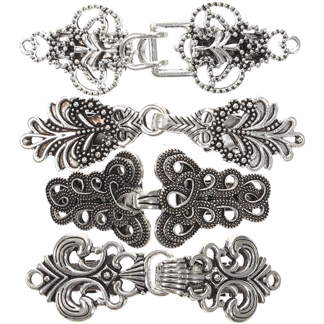 EeaseCA 4 Pcs Épingles à Broche Pinces à Chandail Épingles à Col Chemises Embouts Blouse Épingle à Col