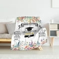 Graduation Blanket Gifts, 60"x50" Cozy Flannel Throw Blankets, Graduate