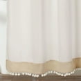 thumbnail image 3 of Lush Decor Adelyn Pom Pom Shower Curtain, 72x72, Neutral, Single, 3 of 3