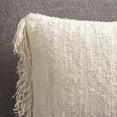 thumbnail image 4 of SAFAVIEH Rowe 12" x 20" Modern Cream Solid Cotton Decorative Pillow, 4 of 6