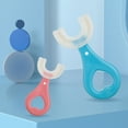 thumbnail image 6 of FaLX Children Toothbrush 360 Degree Teeth Clean Soft Fur Food Grade Material Baby U Shape Toothbrush for Home, 6 of 8