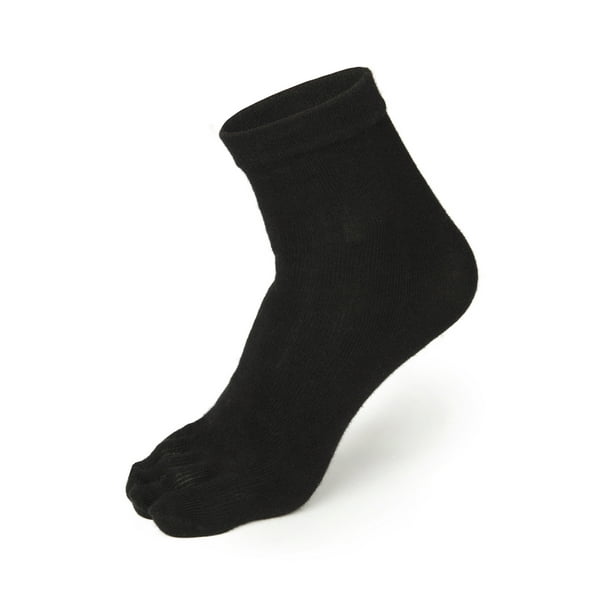 Black Knee High Socks Five Pack
