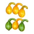 thumbnail image 1 of Artificial Harvest Pumpkins Halloween Vegetable Model Stackable Lifelike Durable Style B, 1 of 9
