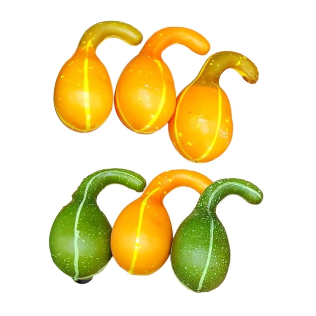 Artificial Harvest Pumpkins Halloween Vegetable Model Stackable Lifelike Durable Style B