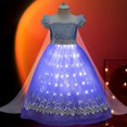 thumbnail image 2 of Light Up Girls Halloween Costume Snow Princess Dress Ice Costumes, 2 of 5