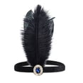 thumbnail image 3 of 1920s Accessories Set for Women Flapper Headpiece Headband Vintage Pearl Necklace Gloves, 3 of 5