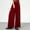 Red, variant on Women's Ice Silk Quick Dry Pants Casual Wide Leg Palazzo Pants for Women High Waisted Pants with Pockets Drawstring Pants
