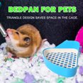 thumbnail image 3 of Inodoro para hámster baño para animales pequeños conejo duradero práctico multifuncional Ehuebsd clásico bandeja de arena para mascotas, 3 of 8