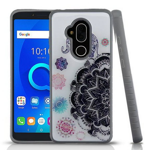 Mybat LUCKY ELEPANT CASE for Alcatel 7 Folio T-Mobile Revvl 2 Plus GEL IRON