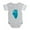 Heather Gray, variant on CafePress - 3 Illinois - Cute Infant Baby Football Bodysuit