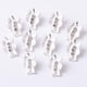 thumbnail image 1 of 10 Piezas Hojas Colgantes de Aleación de , para La Fabricación de Joyas, Broche de Bricolaje para Mujeres perfecl  Colgantes de dijes de cristal cuelgan, 1 of 8