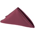 thumbnail image 1 of 10 Pcs, Lamour Satin Napkin 20"X20" - Burgundy For Wedding & Event Decor, 1 of 1