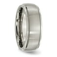 thumbnail image 6 of Titanium 8mm Satin Mens Wedding Ring Band Size 12, 6 of 8