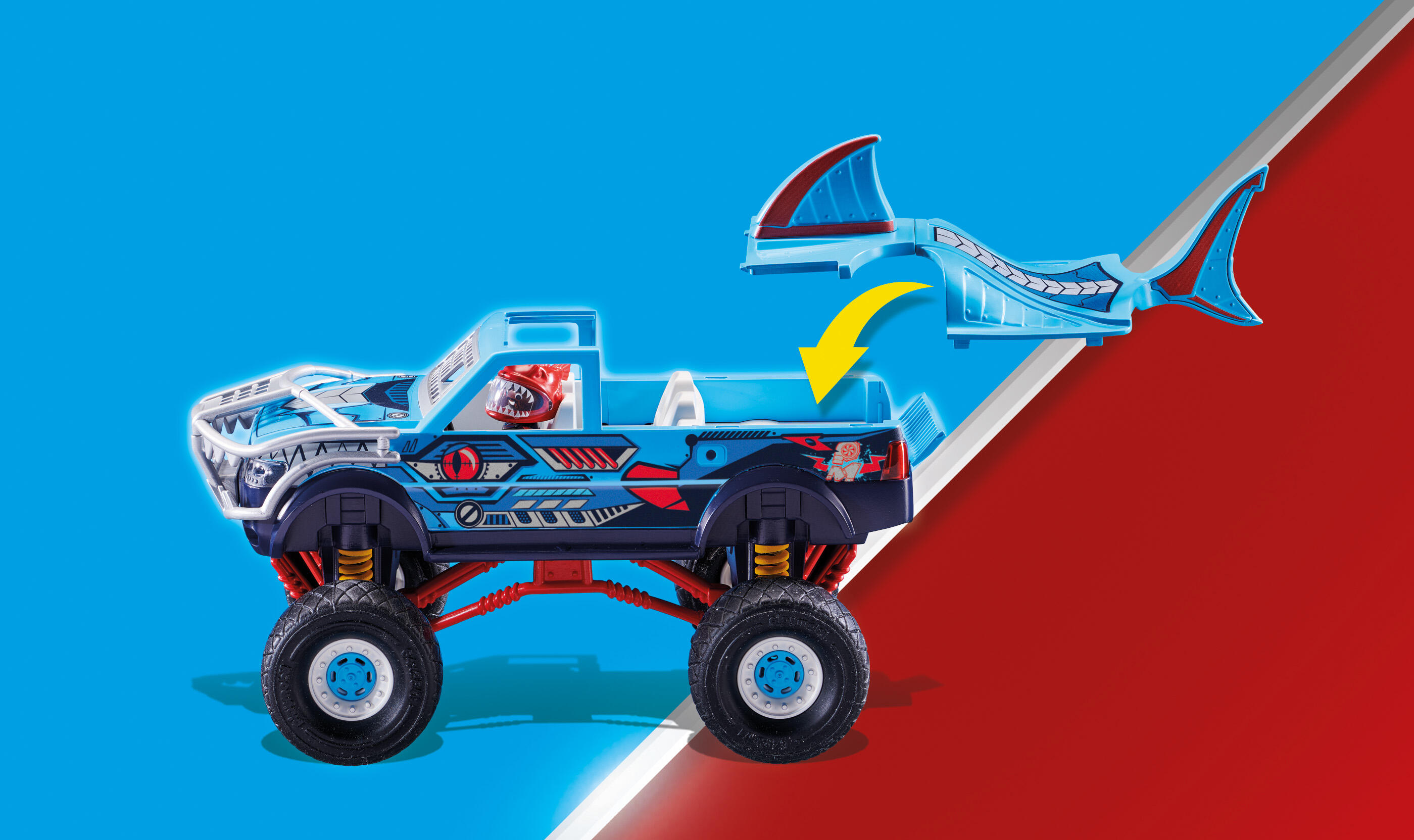 PLAYMOBIL Stunt Show Shark Monster Truck - image 3 of 8