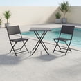 thumbnail image 2 of Klara 3pc folding bistro set-Dark Grey, 2 of 10